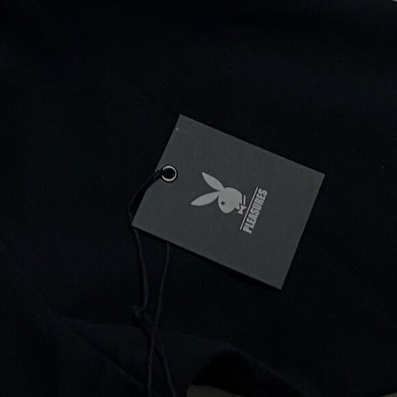 PLEASURES Sweatshirt NWT PLAYBOY Bunny Long Sleeve Black Red Size M - Picture 10 of 13